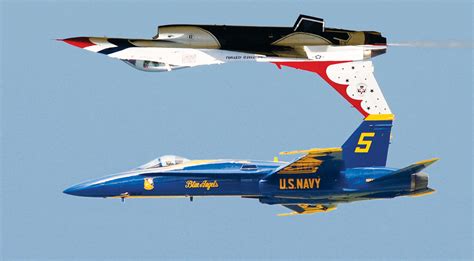 thunderbirds vs blue angels